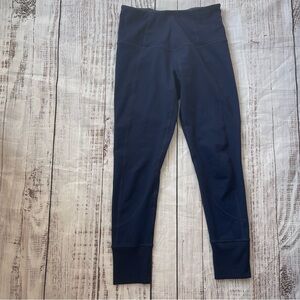 Navy workout leggings